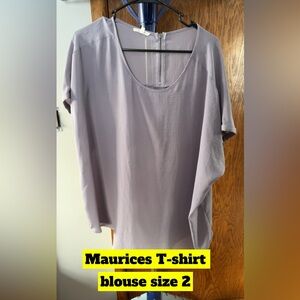 Maurices Purple Blouse